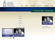 Tablet Screenshot of catholiccharitiesdubuque.org